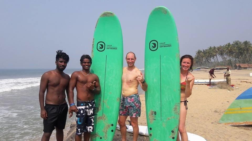Hotel Mk Gardens Surf & Yoga House Varkala Exterior foto
